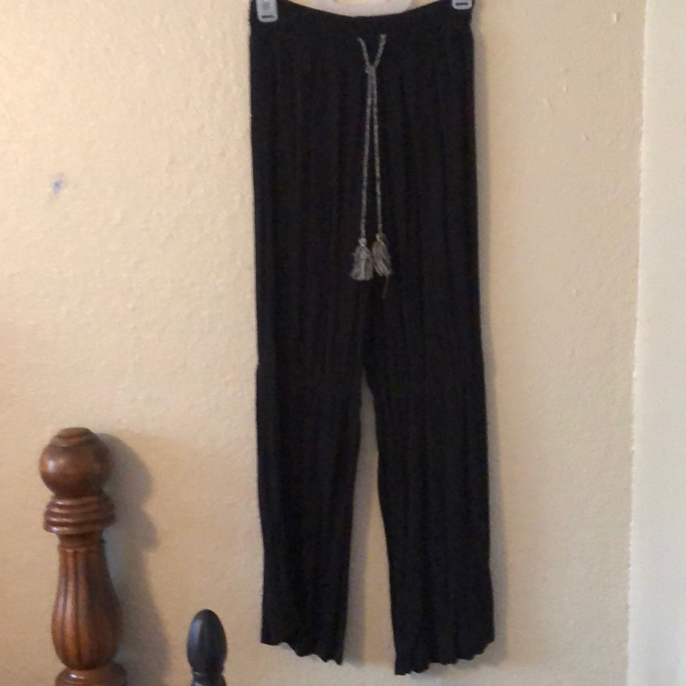 Flowy black pants sz S or 3-5